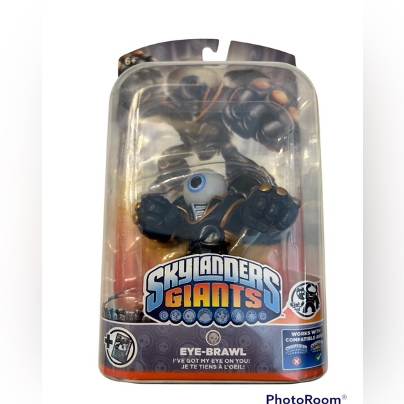 Eye Brawl Metallic Purple Skylanders Giants Ships In A Box & Bubble